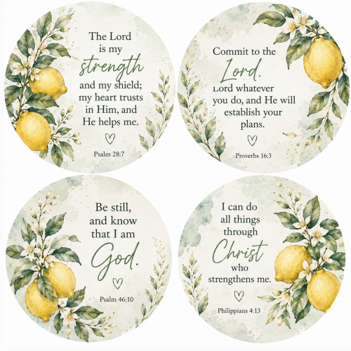 Coaster Set : Lemons